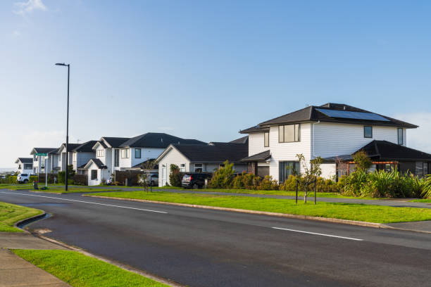 istock New housing development in the suburbs. 2163132192