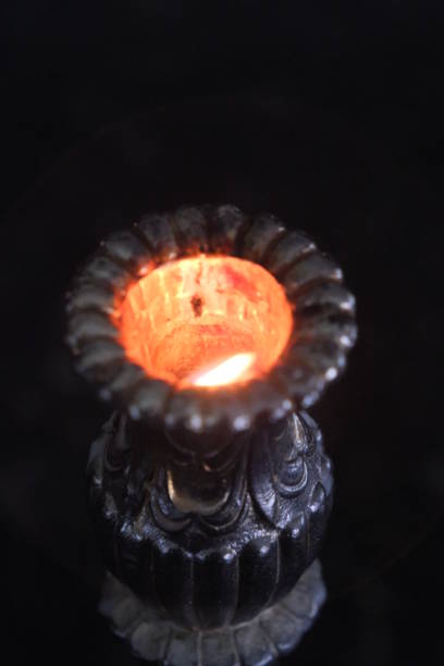 Burning Candle at the end of it life