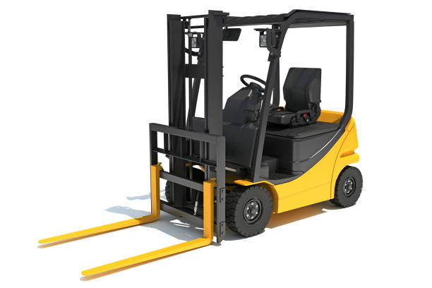 Tracked Skid Loader heavy construction machinery 3D rendering