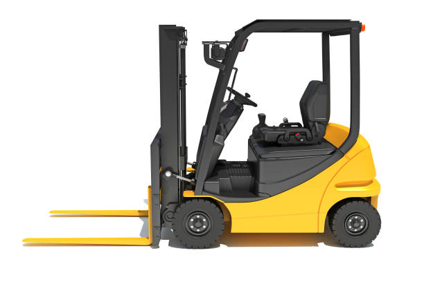 istock Tracked Skid Loader heavy construction machinery 3D rendering on white background 2163140027