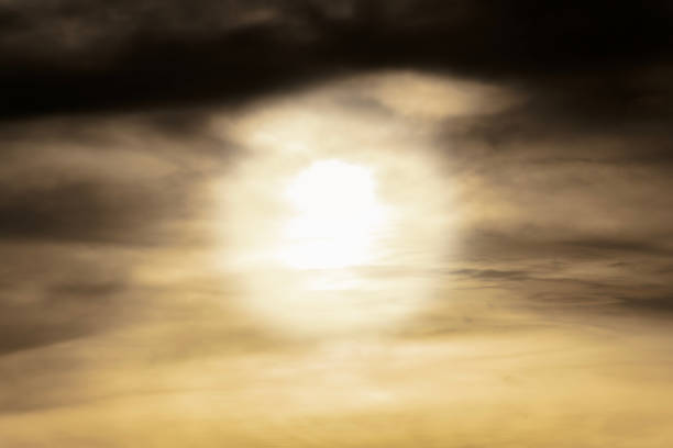 Yellow cloud scape background at sunrise time