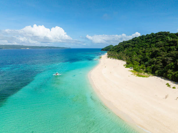 istock Puka Shell Beach in Boracay Island. Philippines. 2163156602