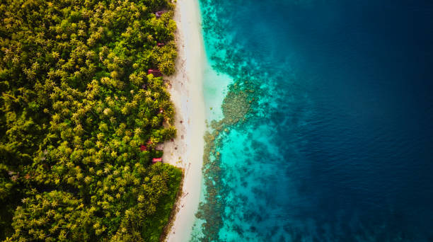 istock Sumatra's Pristine Coastline from Above 2163161551