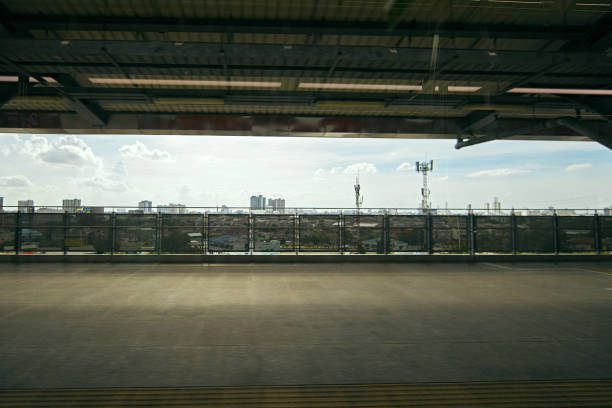 Bangkok, Thailand - 14 June 2024 : the station platform in Bangkok.