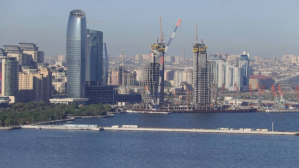 istock Caspian Seascape Baku's Panoramic View 2163164482