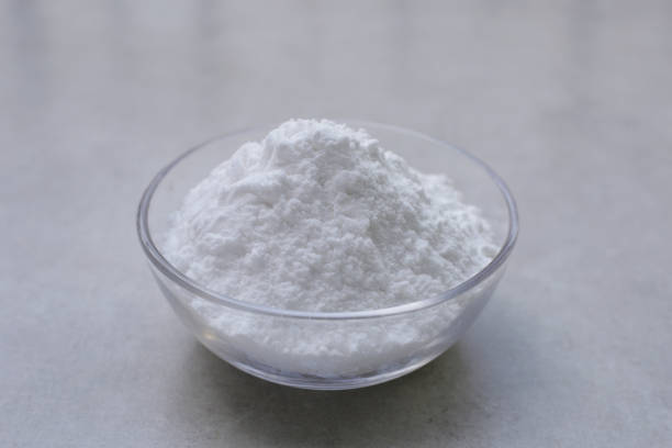 Bowl of baking soda, Sodium bicarbonate powder