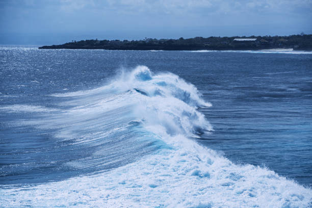 istock Ocean View with White Clouds in Bali, Indonesia 2163184784