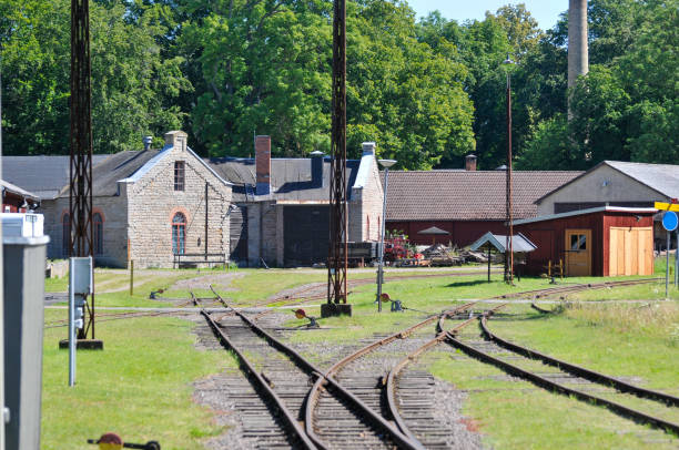 istock A old railway in city 2163187795