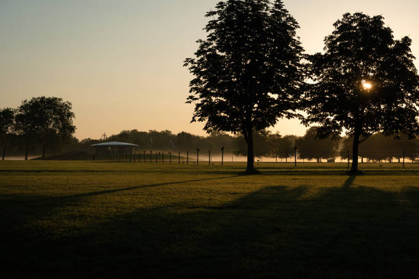 Photos were taken during 5 am in Regent's Park in London