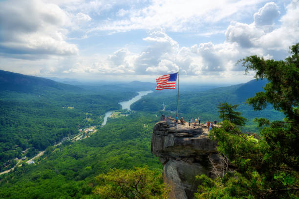 istock Chimney Rock State Park Landscape 2163195444