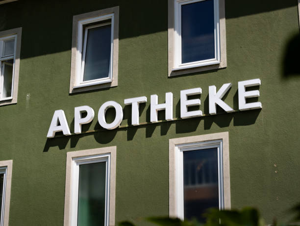 istock Apotheke Word on a Building Exterior 2163198775