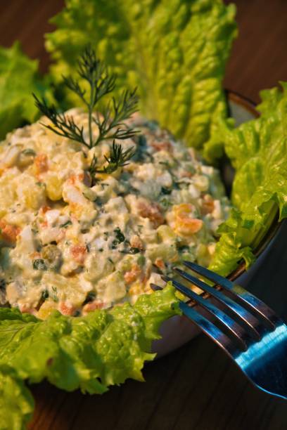 istock Potato Salad With Dill and Lettuce 2163199776