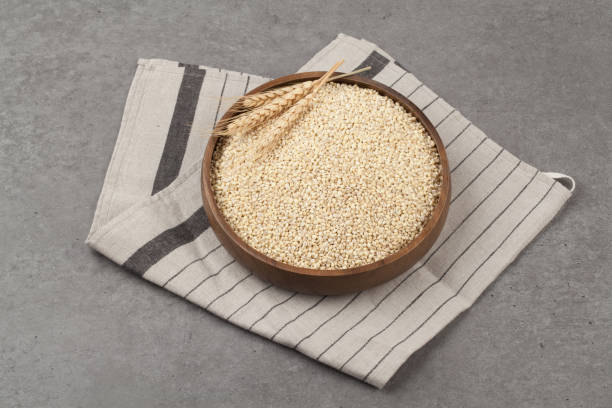 istock Barley rice is the raw material for barley rice, beer, soybean paste, and bread. 2163207127