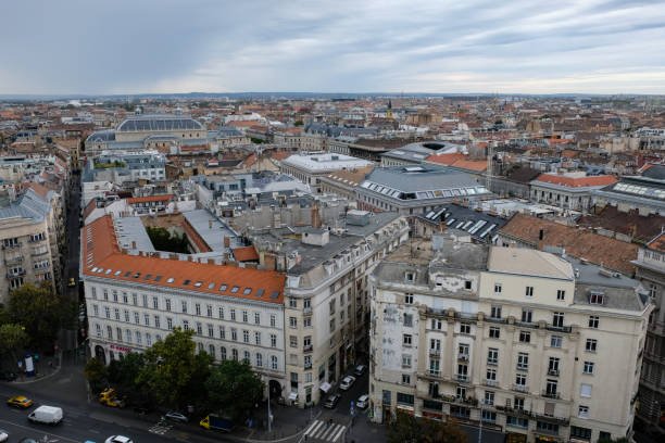 istock Budapest Old Town aerial View, Hungary 2163209414