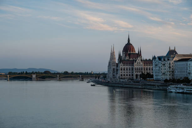 istock Budapest Hungarian Parliament building on Danube River, Hungary 2163209550