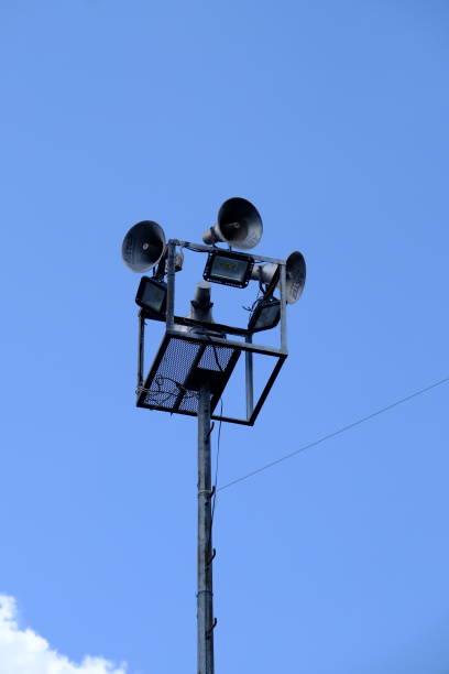 istock Announcement and Lighting Tower 2163221780