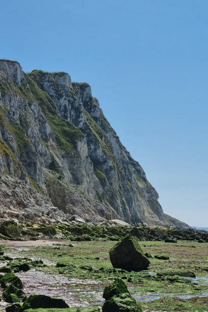 istock Scenic Coastal Cliffs Overlooking Rocky Shore - Perfect for Summer Vacation Designs 2163223028
