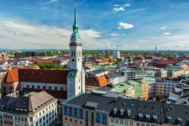 Aerial view of Munich