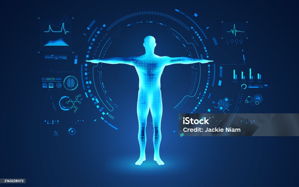 Tech Human Body Techman Stock Illustration - Download Image Now - The Human Body ...