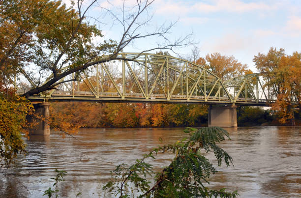 istock Wabash River's autumn, Indiana, near Peru. 2163242649