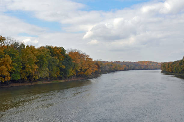 istock Wabash River's autumn, Indiana, Parke County 2163242855