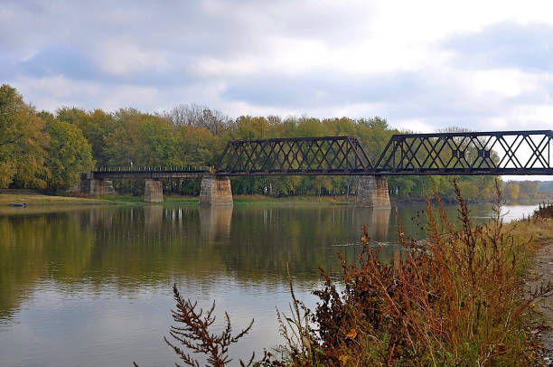 istock Wabash River's autumn, Indiana, Tippecanoe County 2163242863