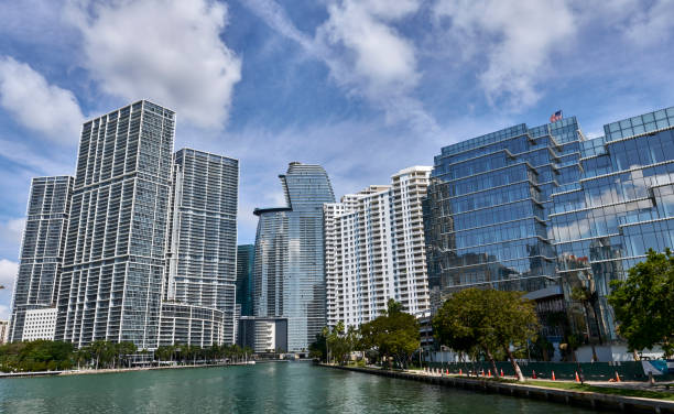 istock Skyscrapers by the sea in Miami 2163253885