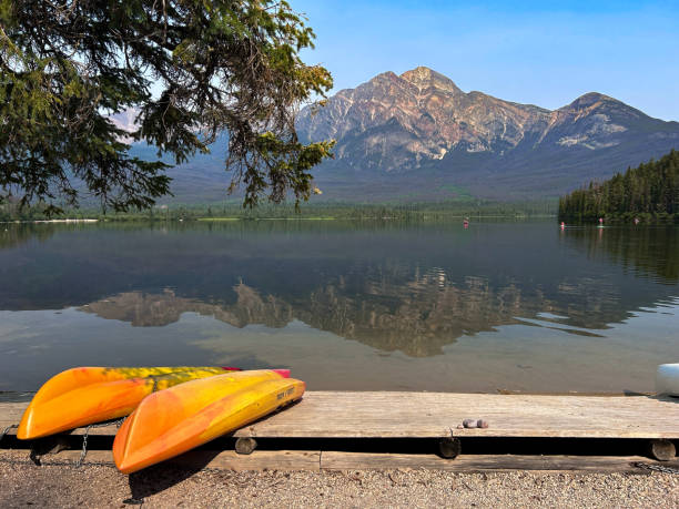 istock A beautiful summer day at pyramid lake in Jasper 2163256779