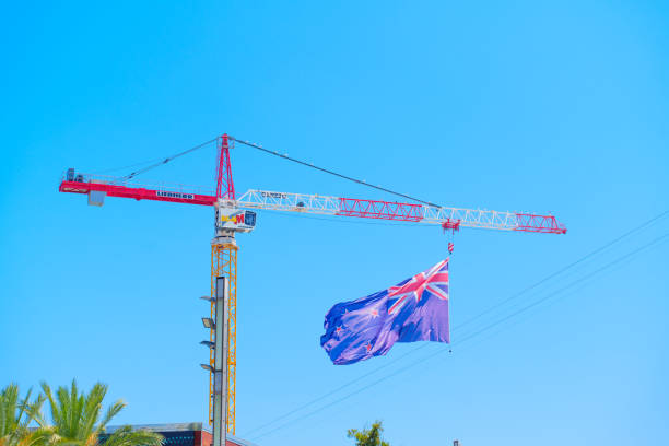 national flag background image,wind blowing flags,3d rendering,Flag of New Zealand