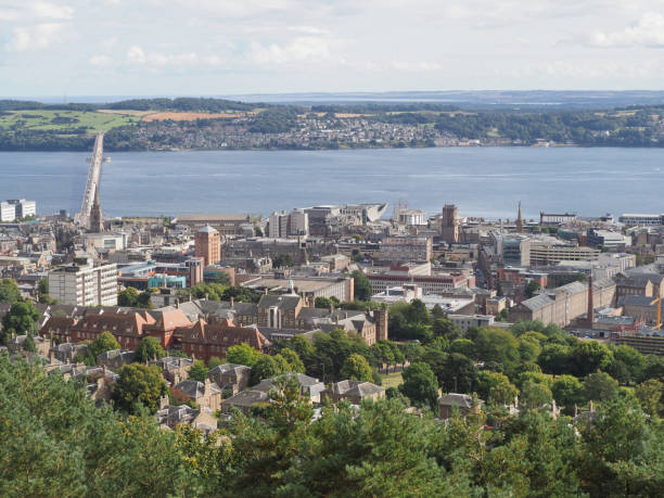 istock Aerial view of Dundee from Law hill 2163276068