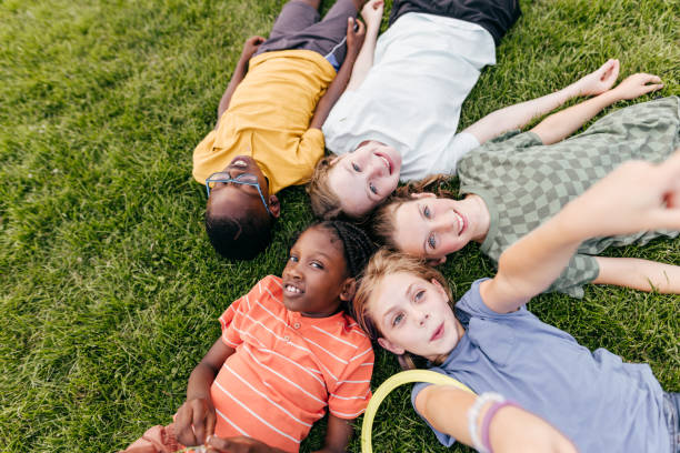 istock Pure Happiness: Children Enjoying Fresh Air Games 2163282304