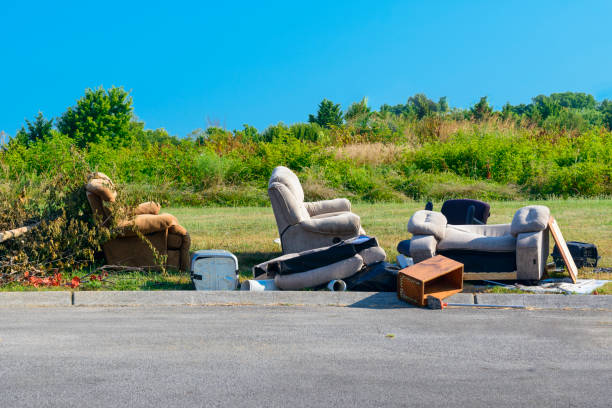 istock Old Furniture Discarded By A Road 2163282347