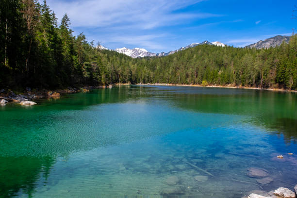 istock Summer landscape of Eibsee lake, Bavaria, Germany. 2163285709