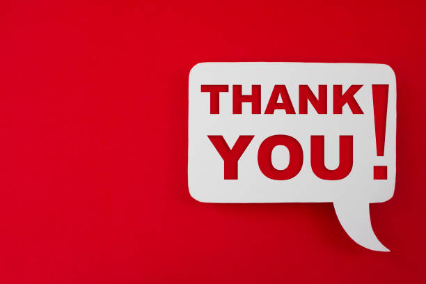 istock Thank you on red background 2163285769