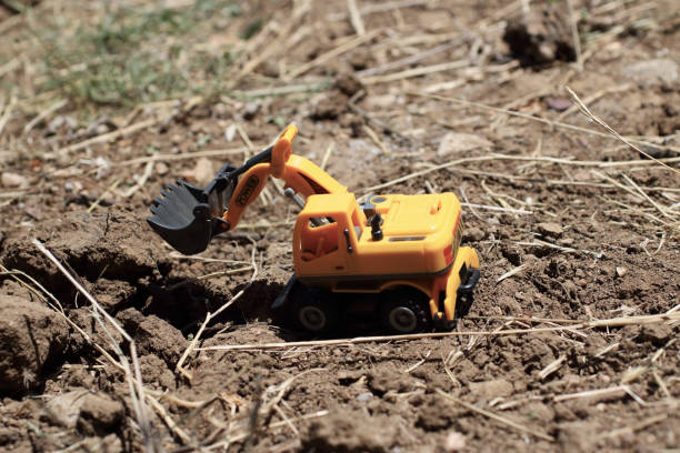 istock Construction machinery working on an excavation 2163288359