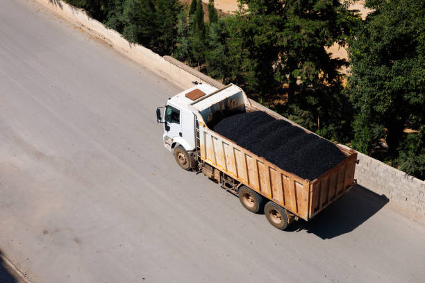 A Box Truck on Highway 450 in Chihuahua Mexico Traveling South on a Sunny Day
