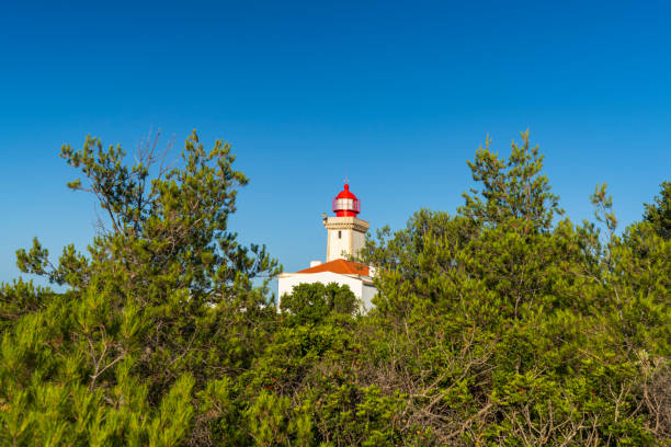 istock Farol de Alfanzina lighthouse, Algarve 2163302677