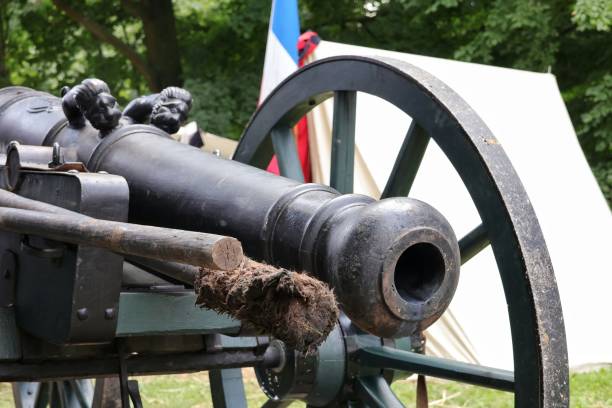 istock fragment of an old cannon 2163303983