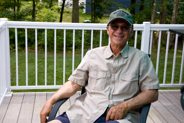 istock U.S. veteran relaxing at home 2163304841