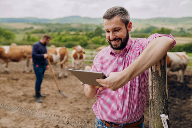 istock Portrait a male farm worker 2163314328