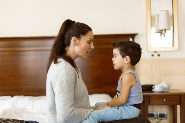 istock Mother and Son Morning Moments 2163318735