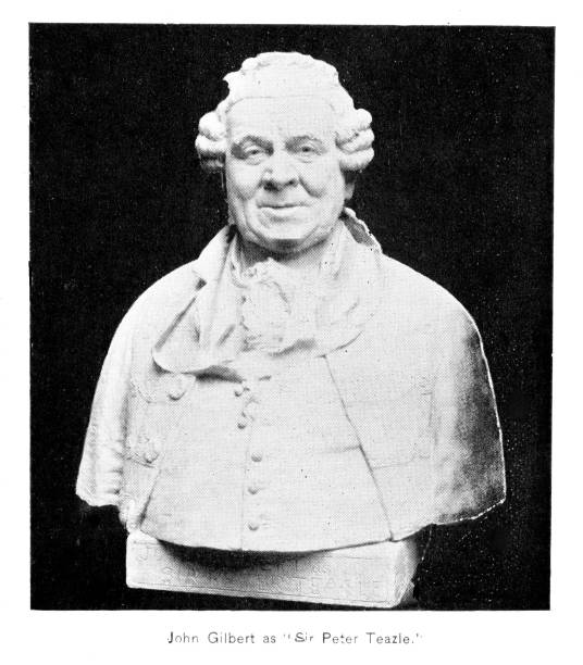 istock Sculpture Bust of Model-Actor John Gilbert as  Sir Peter Teazle by American Sculptor Jonathan Scott Hartley, American Culture and Art 2163323116