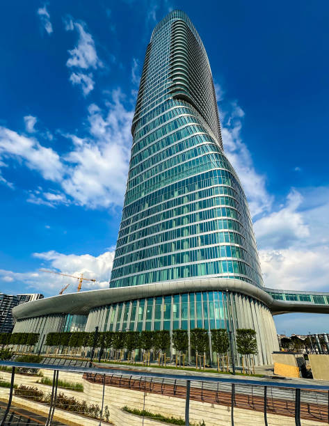 istock Belgrade Tower, officially known as Kula Belgrade, mixed-use skyscraper in the Belgrade Waterfront project, Serbia 2163326984