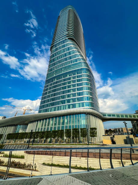 istock Belgrade Tower, officially known as Kula Belgrade, mixed-use skyscraper in the Belgrade Waterfront project, Serbia 2163326997