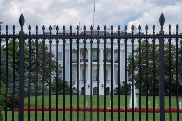 istock Washington DC - White House & Fence 2163358500