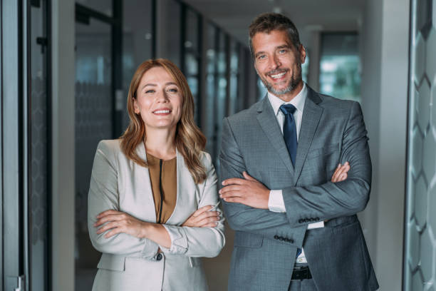 istock Business people in the office. 2163365368