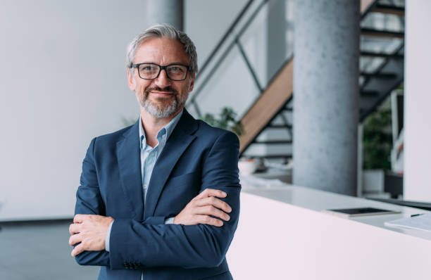 istock Portrait of successful businessman. 2163365410
