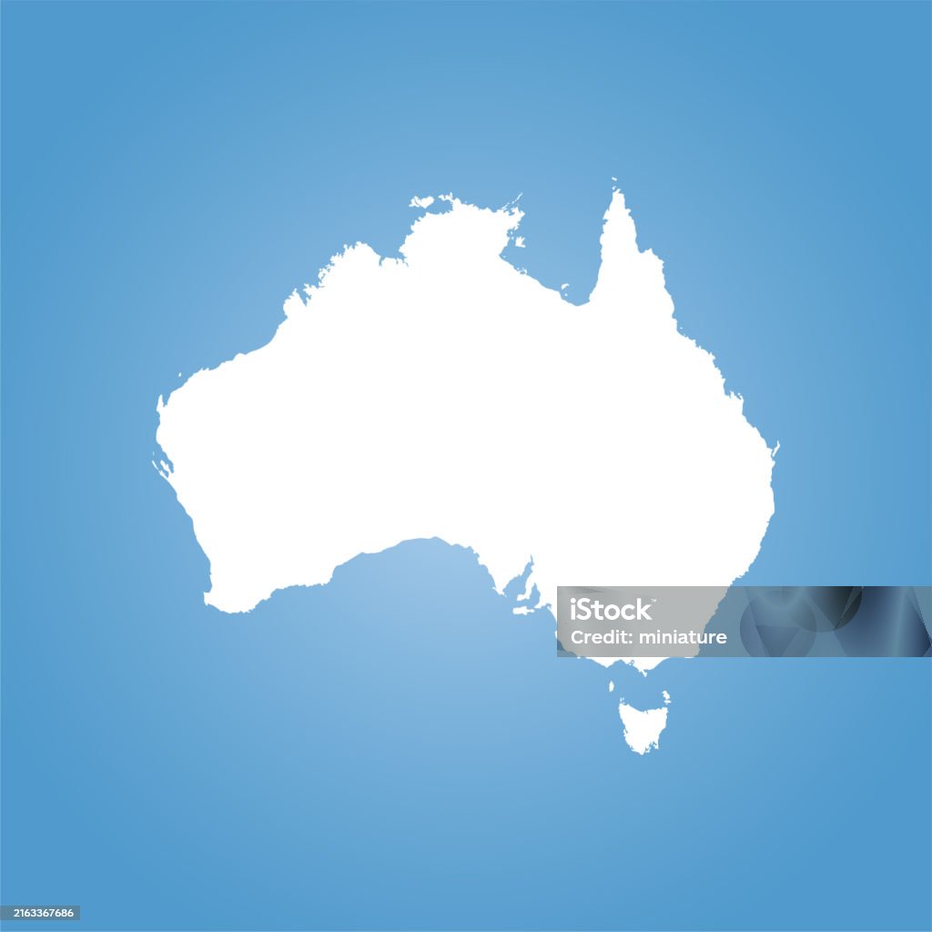 Abstract Colored Australia Map Australia Map Stock Illustration - Download Image Now - Abstract ...