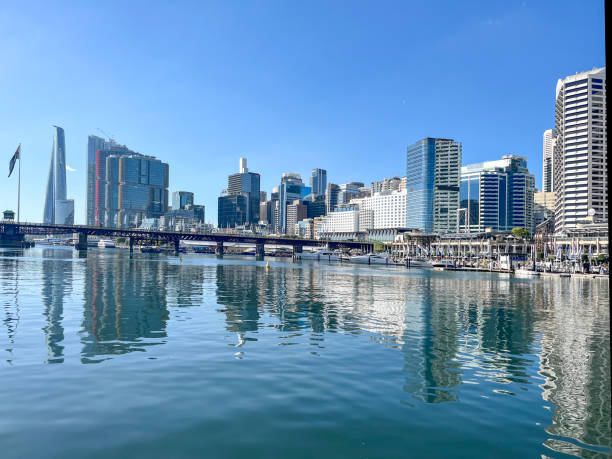 istock Skyscrapers at Darling Harbour in Sydney 2163369746