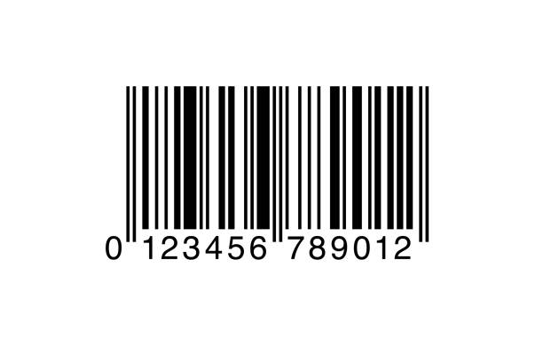 stockillustraties, clipart, cartoons en iconen met ean 13 barcode - streepjescode